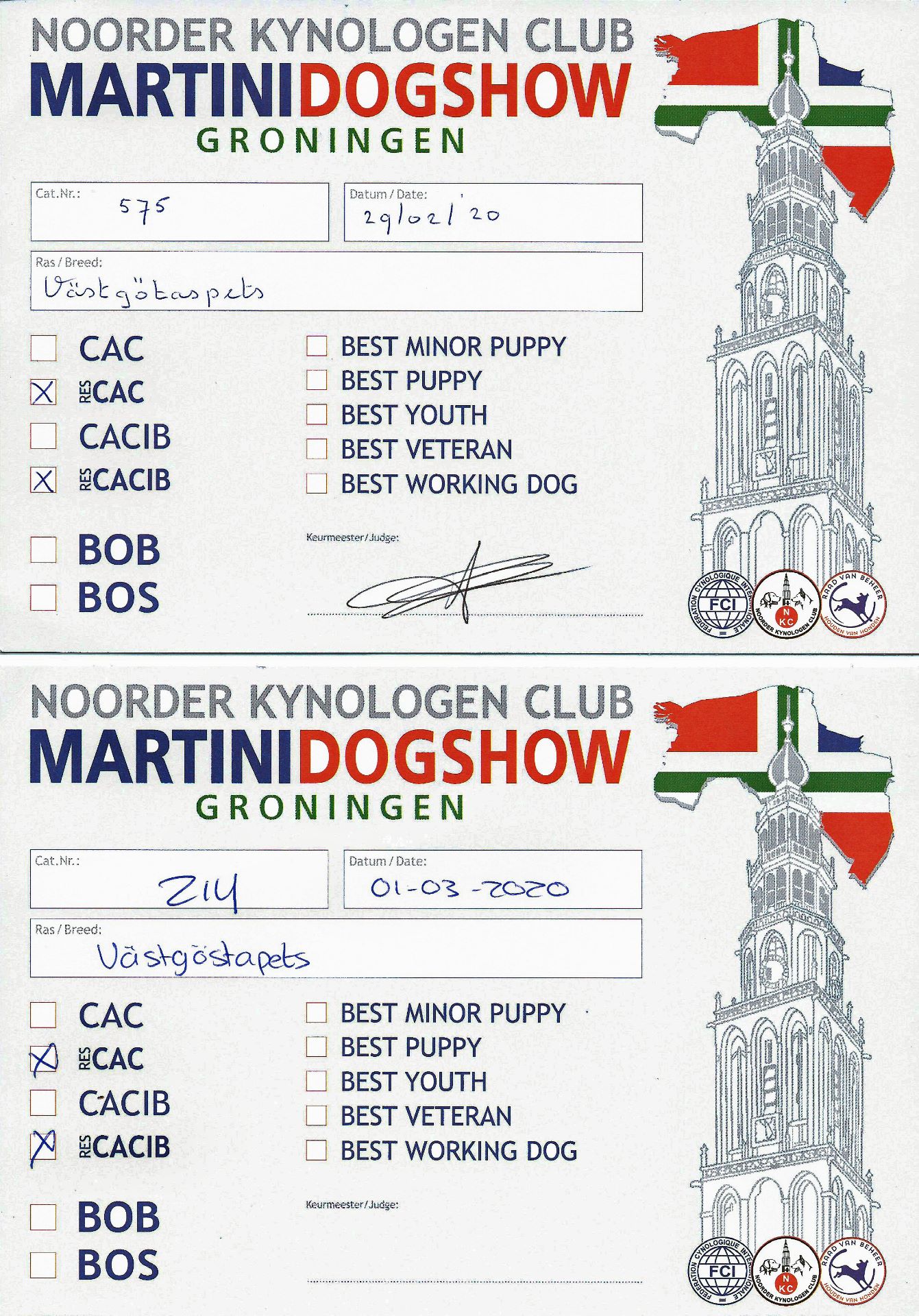 2020 keuring Nova Groningen